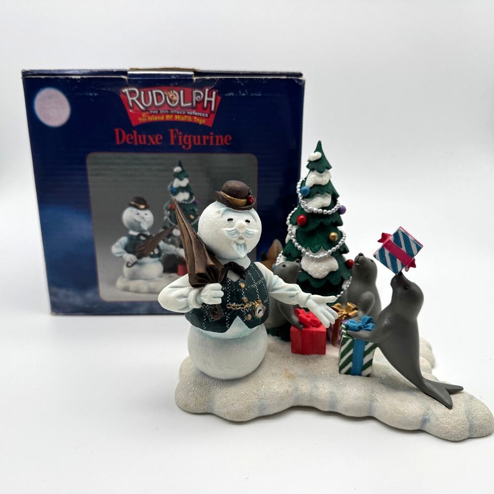 Vintage Rudolph the Red Nosed Reindeer Sam & Seal Figurine Misfit Toys Enesco